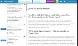 
							         Jobs Euskirchen, Stellenangebote Euskirchen | stellenanzeigen.de								  
							    