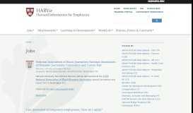 
							         Jobs - Harvard Human Resources - Harvard University								  
							    