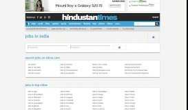 
							         Jobs - Hindustan Times								  
							    