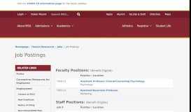 
							         Jobs » Human Resources » MSU Texas » - Midwestern State University								  
							    