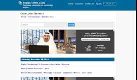 
							         Jobs in Bahrain, Page 1 - expatriates.com								  
							    