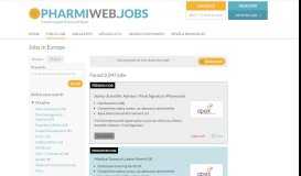 
							         Jobs in Europe - PharmiWeb.jobs								  
							    
