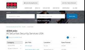 
							         Jobs in Jackson, MS at Securitas Security Services USA								  
							    