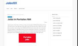 
							         Jobs In Portales NM – Jobs101								  
							    