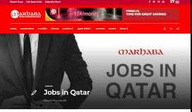 
							         Jobs in Qatar Online Portals - Marhaba								  
							    