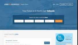 
							         Jobs in Schools North East | Created by schools, for schools								  
							    