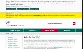 
							         Jobs in the HSE - HSE.ie								  
							    