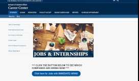 
							         Jobs & Internships - Career Center | CSUF								  
							    