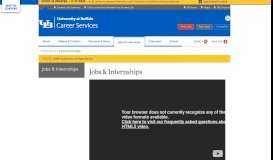 
							         Jobs & Internships - Career Services - University at Buffalo								  
							    