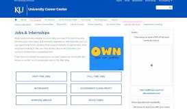 
							         Jobs & Internships | University Career Center - KU Career Center								  
							    