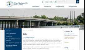 
							         Jobs | Jacksonville, NC - Official Website								  
							    