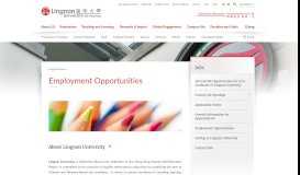 
							         Jobs - Lingnan University								  
							    