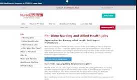 
							         Jobs - Nursefinders								  
							    