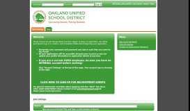 
							         Jobs - Oakland Unified School District - TalentEd Hire								  
							    