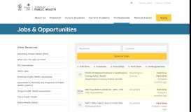 
							         Jobs & Opportunities - OHSU-PSU School of Public Health								  
							    