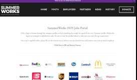 
							         Jobs Portal — SummerWorks Program								  
							    