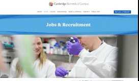 
							         Jobs & Recruitment | Cambridge Biomedical Campus								  
							    
