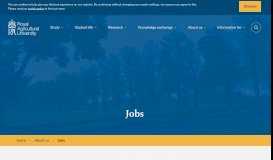 
							         Jobs | Royal Agricultural University								  
							    