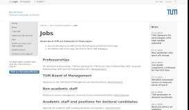 
							         Jobs & Stellenangebote - TUM								  
							    