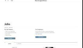 
							         Jobs - The New York Times								  
							    