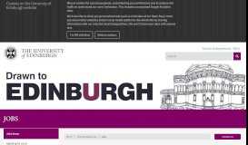 
							         Jobs | The University of Edinburgh								  
							    