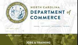 
							         Jobs & Training - NC Commerce								  
							    