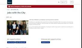 
							         Jobs with the City | City of Ottawa								  
							    