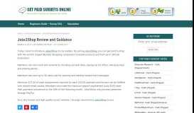 
							         Jobs2Shop Review and Guidance - Get Paid Surveys Online ...								  
							    