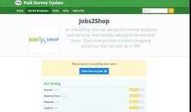 
							         Jobs2Shop Reviews & Ratings - Paid Survey Update								  
							    