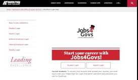 
							         Jobs4Govs Login Page - Austin Peay State University								  
							    