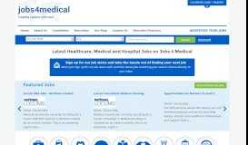 
							         Jobs4Medical: Healthcare, Hospital, and Medical Jobs Online								  
							    