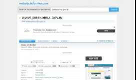 
							         jobsnorka.gov.in at WI. Norka Job Portal - Website Informer								  
							    