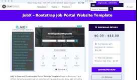 
							         JobX - Free Bootstrap 4 Job Portal Website Template | GrayGrids								  
							    