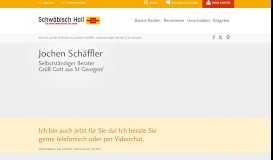 
							         Jochen Schäffler - Bausparen und Baufinanzierung in St Georgen ...								  
							    