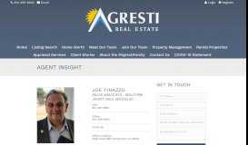 
							         Joe Finazzo - FOR ALL YOUR REAL ESTATE NEEDS								  
							    