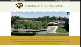 
							         Joel Barlow High School: Home								  
							    