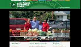 
							         John Adams Elementary School								  
							    