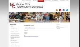 
							         John Adams Middle School - Mason City Community Schools								  
							    