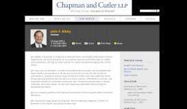 
							         John Bibby: Chapman and Cutler LLP								  
							    