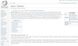 
							         John C. Malone - Wikipedia								  
							    