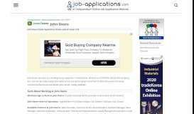 
							         John Deere Application, Jobs & Careers Online - Job-Applications.com								  
							    