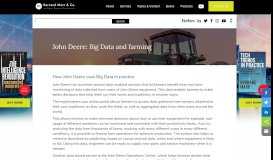 
							         John Deere: Big Data and farming - Bernard Marr								  
							    