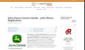 
							         John Deere Careers Guide – John Deere Application 2019 | Job ...								  
							    