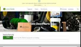 
							         John Deere Parts | Parts & Services | John Deere US								  
							    
