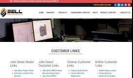 
							         John Deere & Yanmar Engines, Customer ... - Bell Power Systems								  
							    