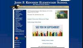 
							         John F. Kennedy ... - West Babylon Union Free School District Schools								  
							    