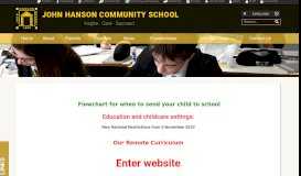 
							         John Hanson Community School								  
							    