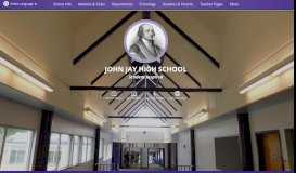
							         John Jay High School: Home								  
							    