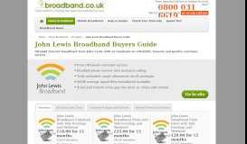 
							         John Lewis Broadband Reviews - Broadband.co.uk								  
							    