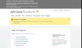 
							         John Lewis Broadband webmail								  
							    
